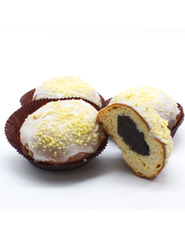 Pączek bezglutenowy z masą makową,...